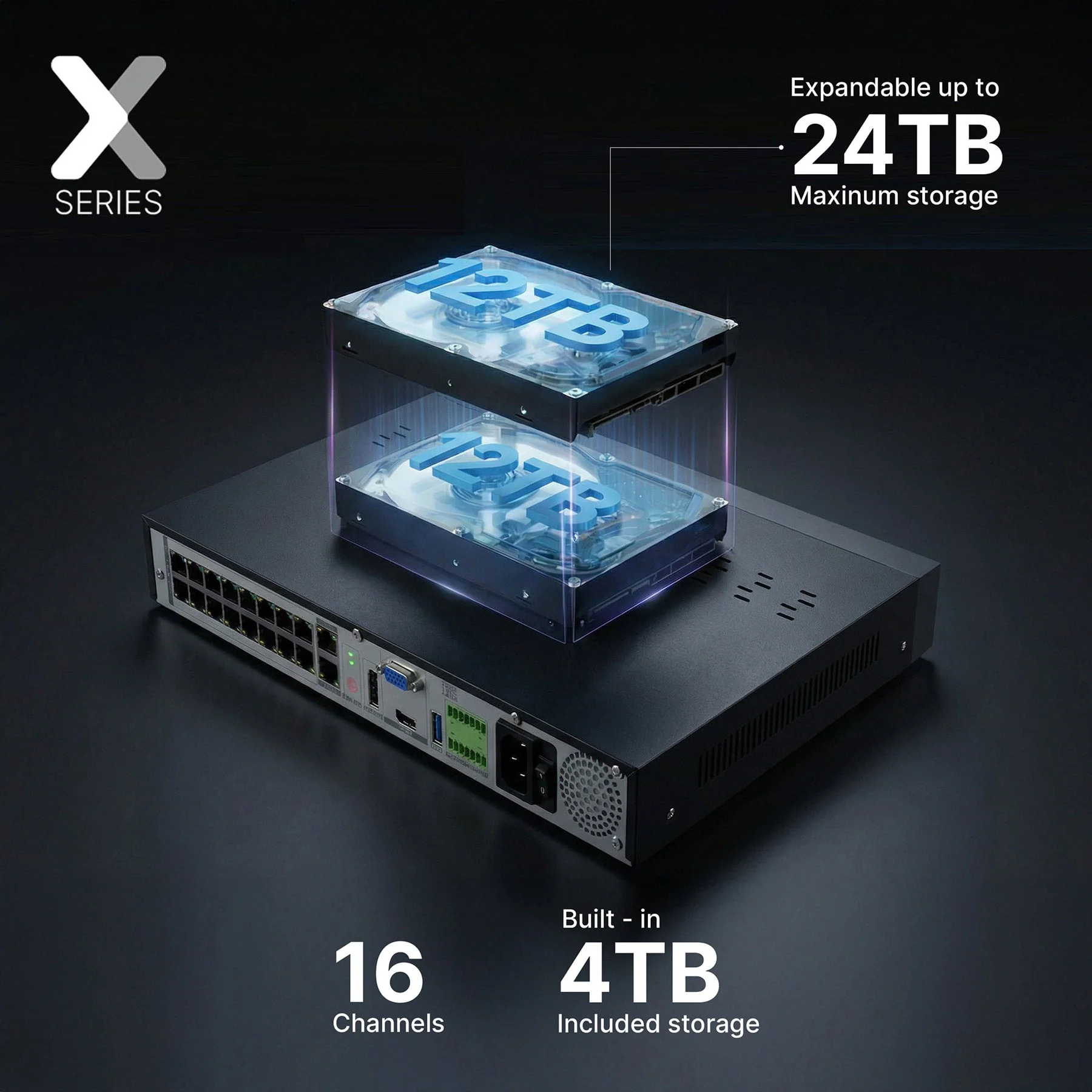 Lorex Connect X Series 4K 16-Channel Wired NVR System with X5 Bullet Security Cameras - 4TB - Image 9
