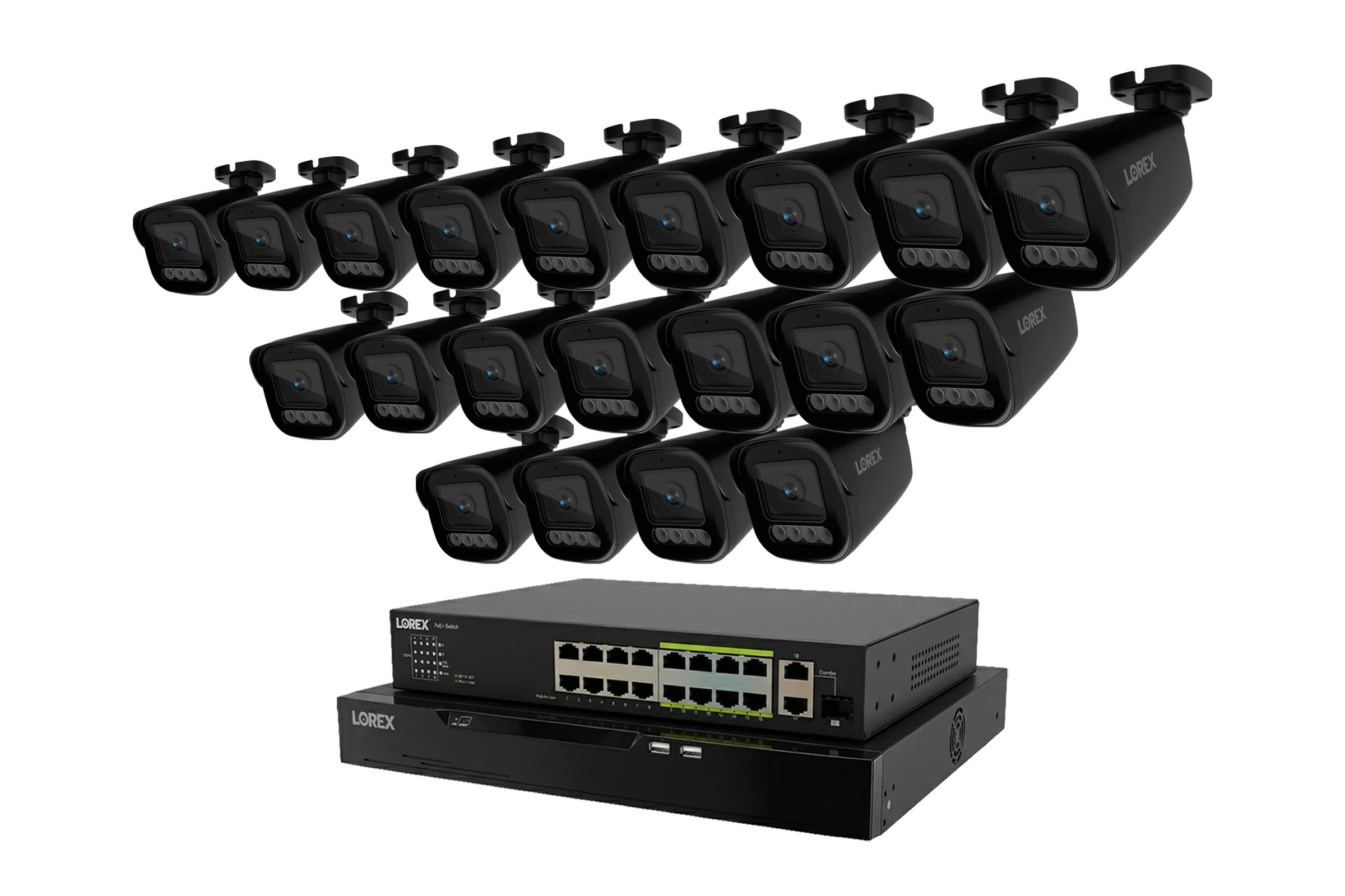 Lorex Connect X Series 4K 32-Channel Wired NVR System with X3 Bullet Security Cameras - 8TB - Image 11