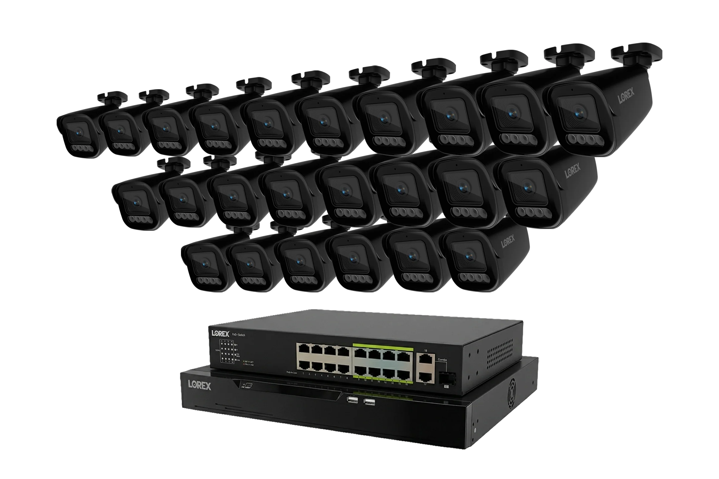 Lorex Connect X Series 4K 32-Channel Wired NVR System with X3 Bullet Security Cameras - 8TB - Image 12