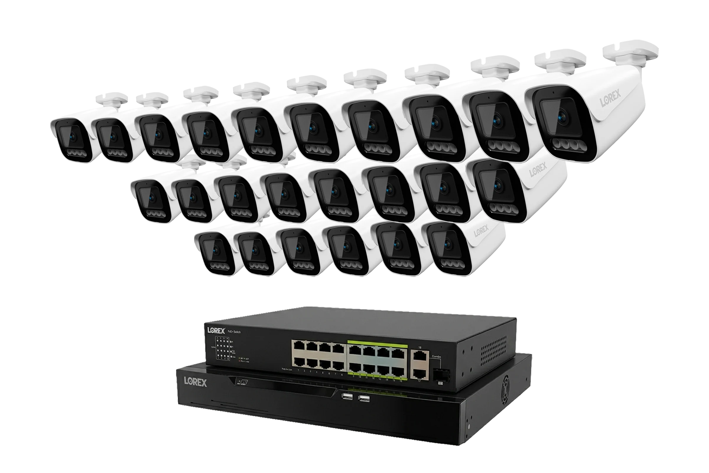 Lorex Connect X Series 4K 32-Channel Wired NVR System with X3 Bullet Security Cameras - 8TB - Image 17