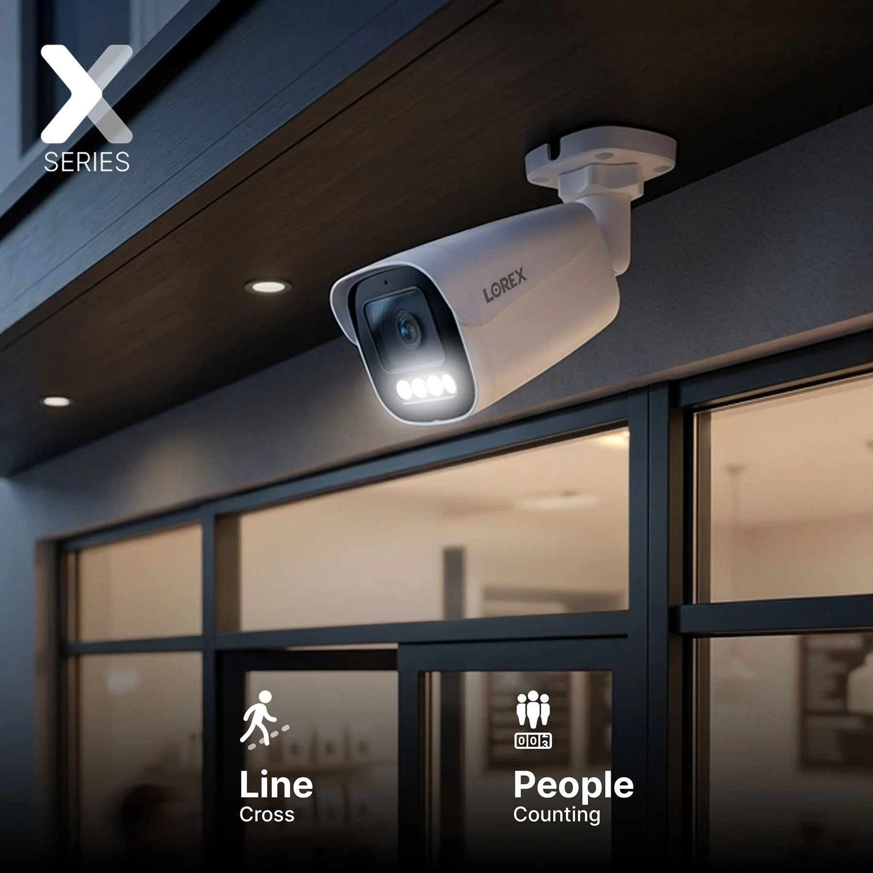 Lorex Connect X Series 4K 32-Channel Wired NVR System with X3 Bullet Security Cameras - 8TB - Image 3