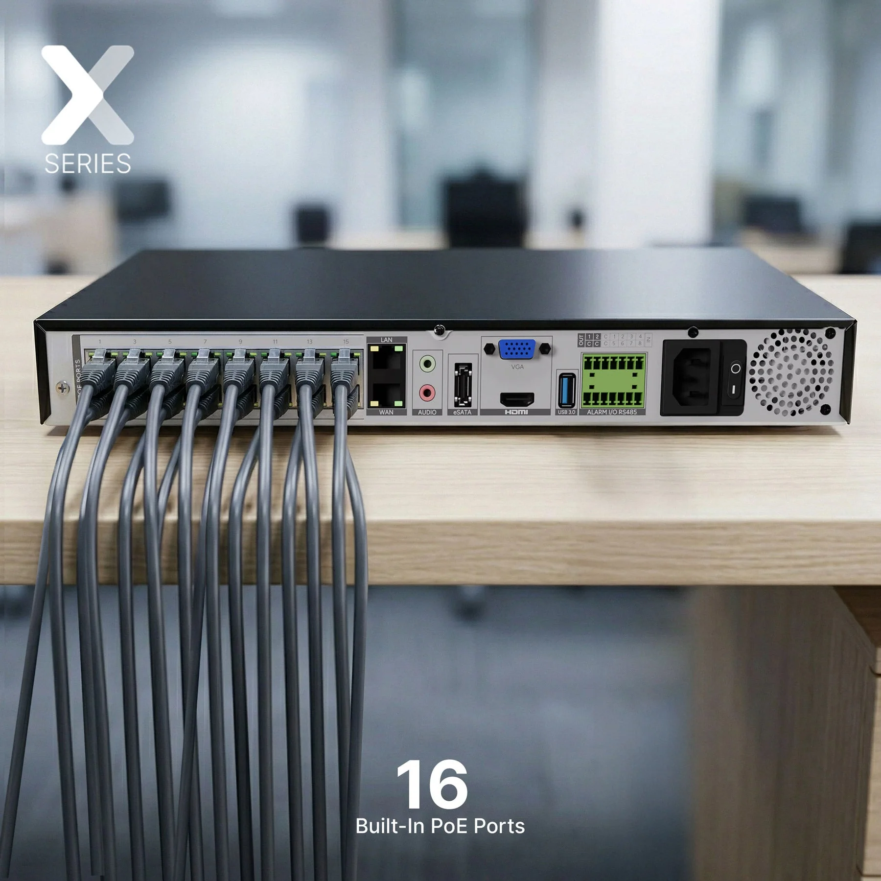 Lorex Connect X Series 4K 32-Channel Wired NVR System with X3 Bullet Security Cameras - 8TB - Image 9