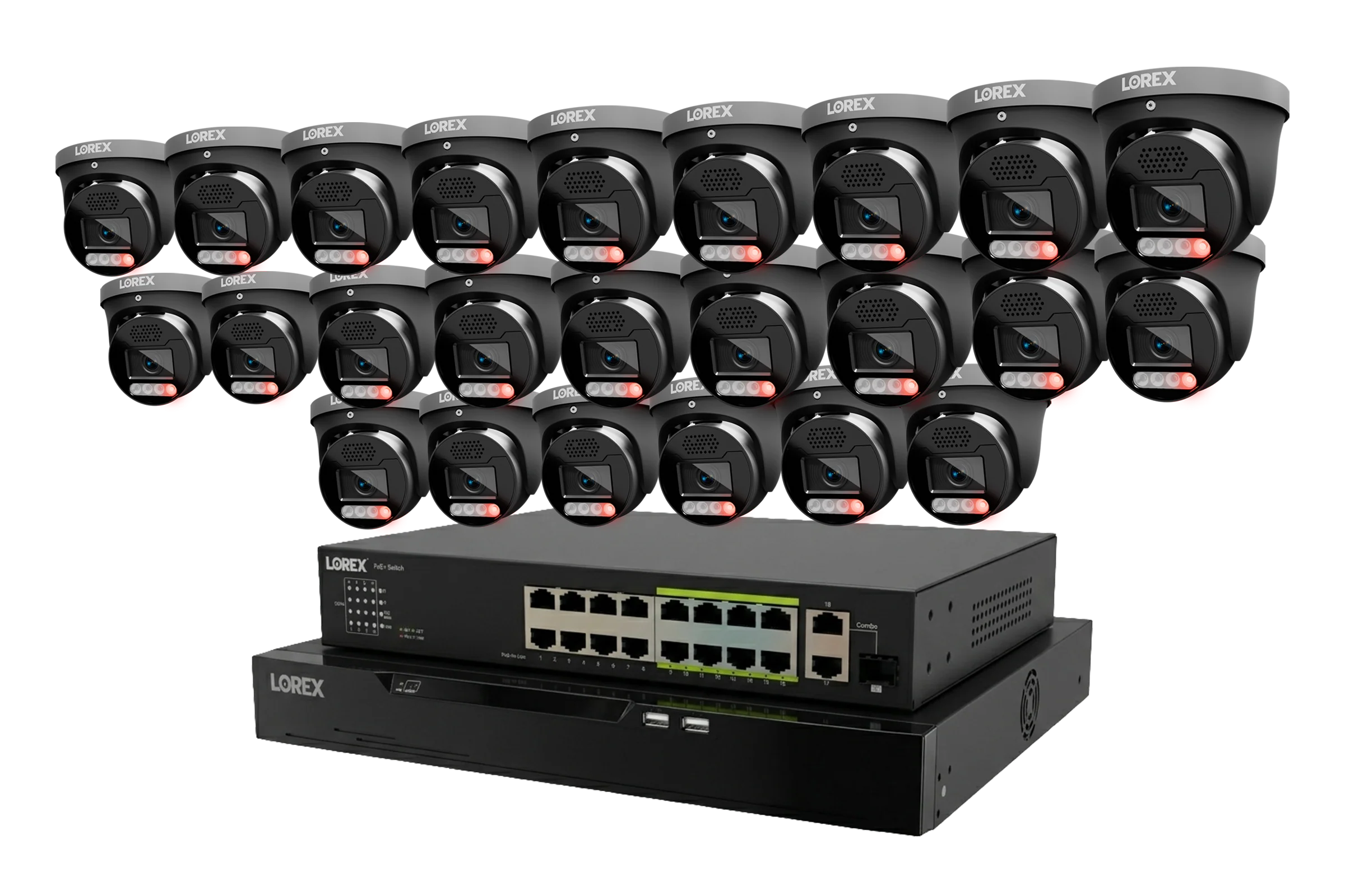 Lorex Connect X Series 4K 32-Channel Wired NVR System with X5 Turret Security Cameras - 8TB - Image 16
