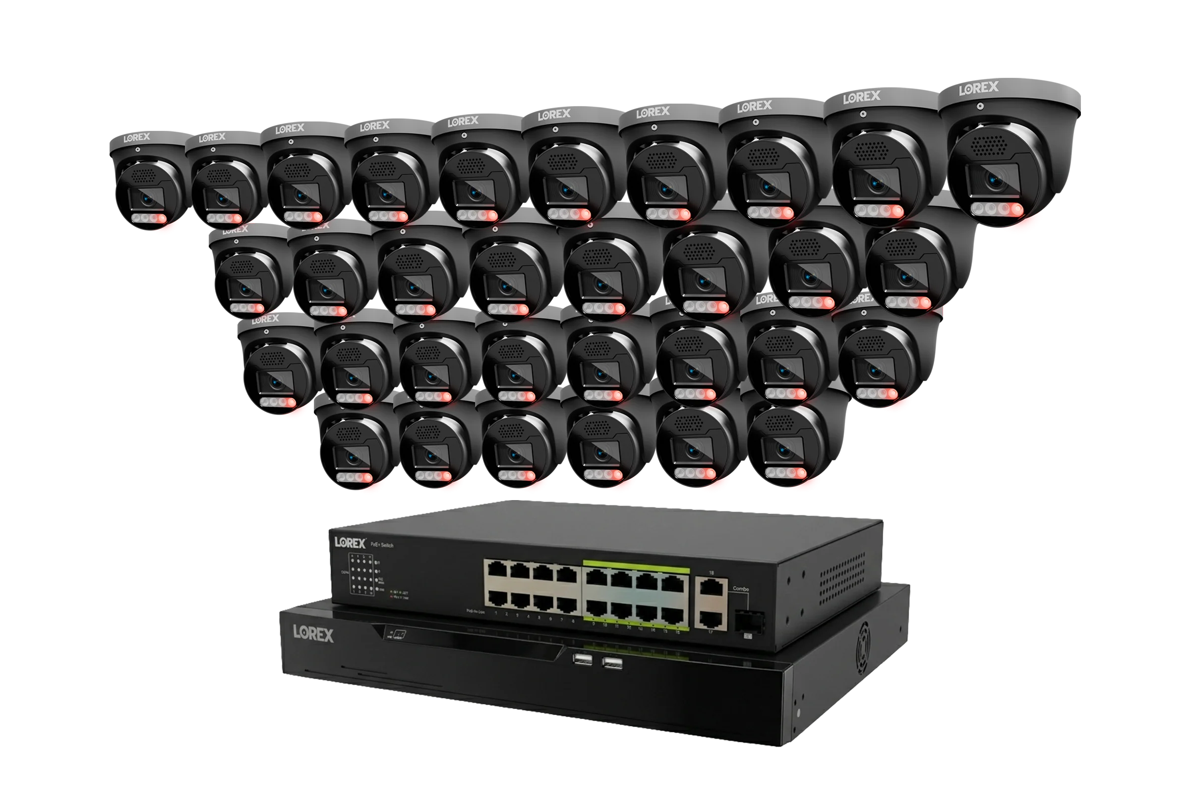 Lorex Connect X Series 4K 32-Channel Wired NVR System with X5 Turret Security Cameras - 8TB - Image 18