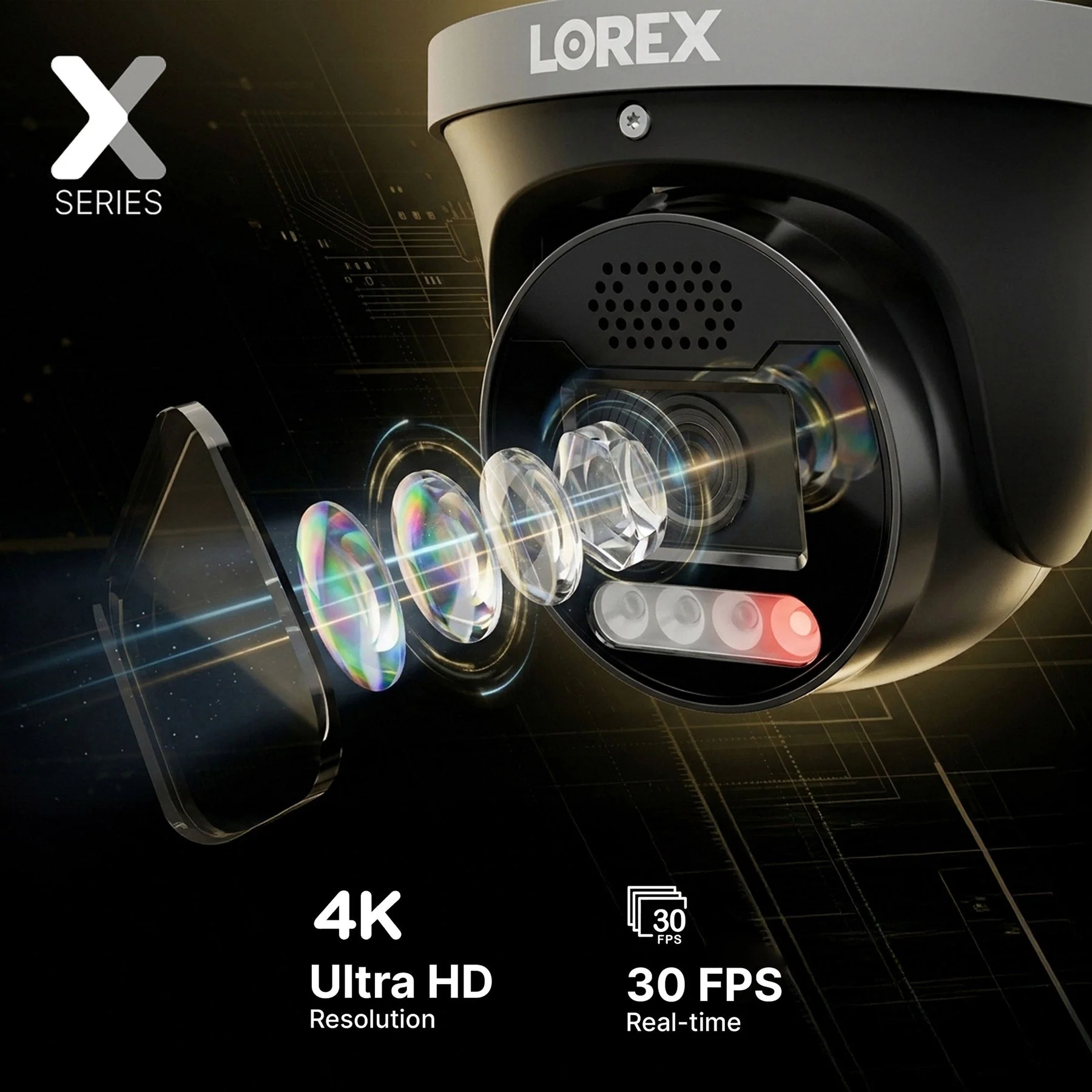 Lorex Connect X Series 4K 16-Channel Wired NVR System with X5 Turret Security Cameras - 4TB - Image 10