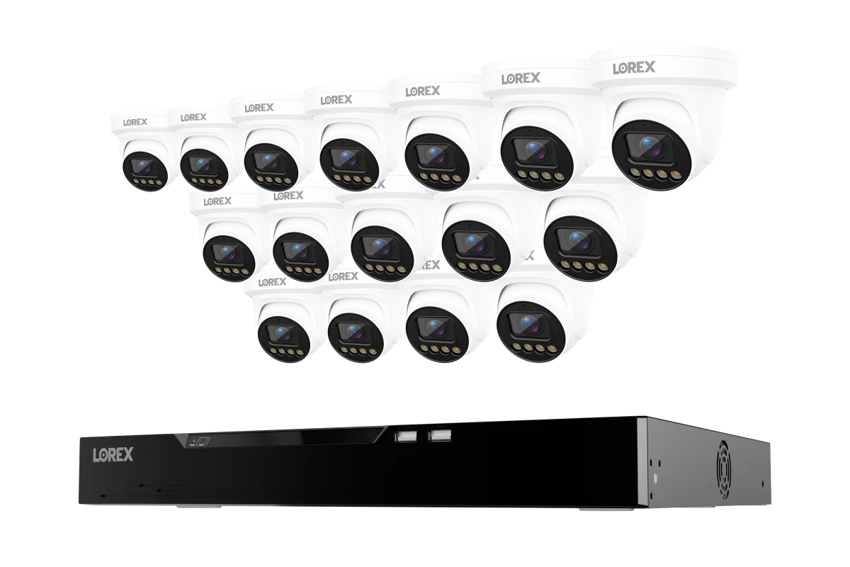 Lorex Connect X Series 4K 16-Channel Wired NVR System with X3 Turret Security Cameras - 4TB - Image 8