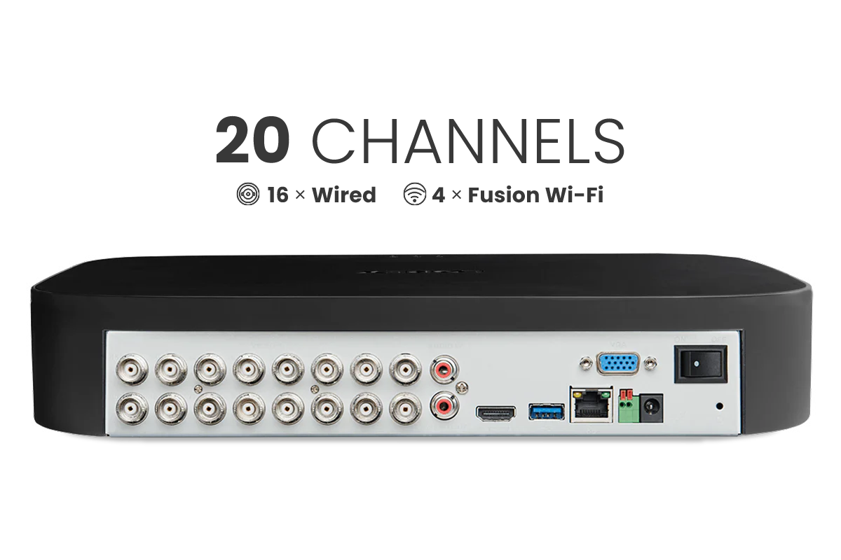 Lorex Fusion 4K 20-Channel (16 Wired and 4 Fusion Wi-Fi) 2TB Digital Video Recorder - Amazon - Image 2