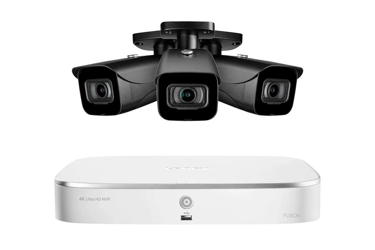 Lorex Fusion 4K 16-Channel (8 Wired + 8 Wi-Fi) 2TB NVR System with 3 Bullet Cameras - Amazon