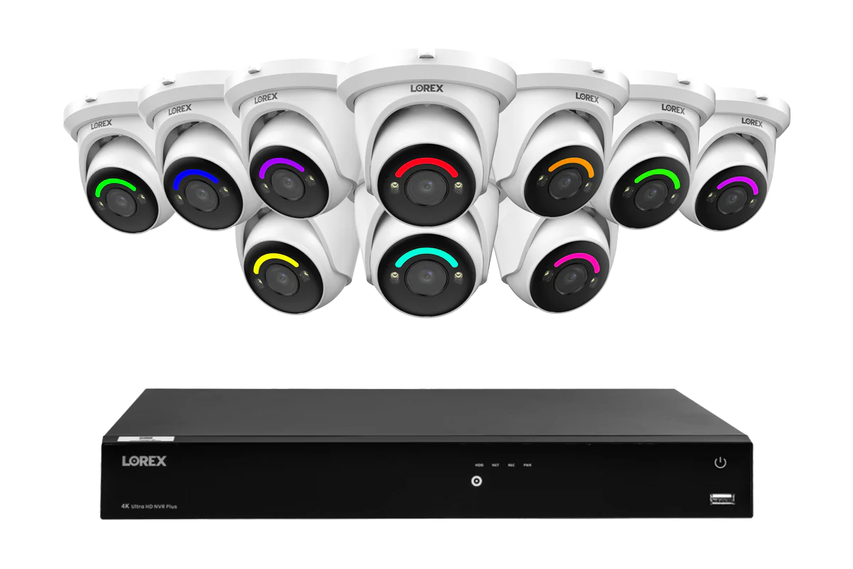 Lorex Fusion Series 4K 16 Camera Capable (Wired or Fusion Wi-Fi) 4TB Wired NVR System with H12 Wired 4K IP Dome Cameras - Image 7