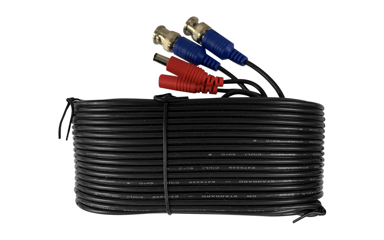 60ft (18m) 4K RG59 Power Cable for Analog Cameras - Image 3