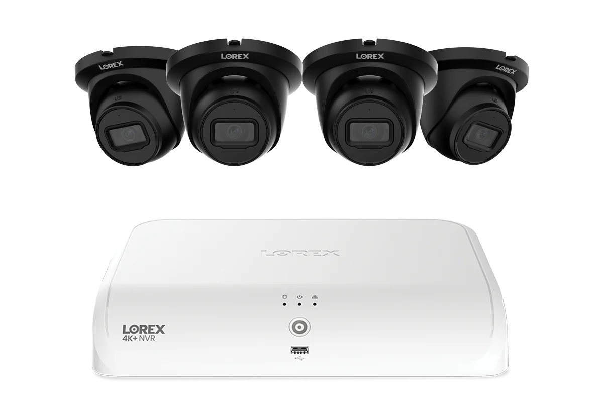 Lorex Fusion Series 4K+ 16 Channel (8 Wired + 8 Fusion Wi-Fi) 2TB Wired System with A4 Wired 2K IP Turret Cameras