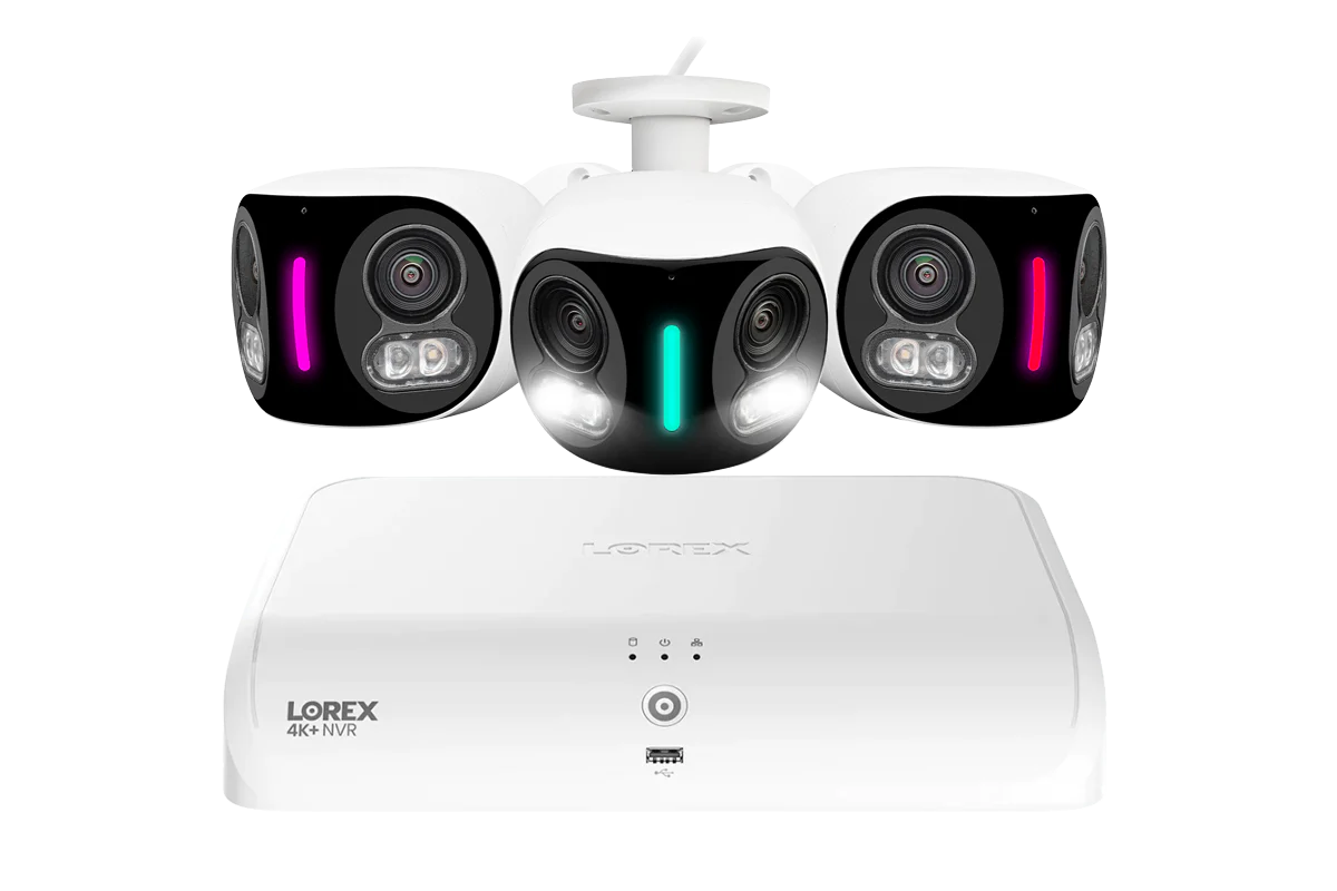 Lorex Fusion Series 4K+ 16 Channel (8 Wired + 8 Fusion Wi-Fi) 2TB Wired System with H20 Wired 4K IP Dual Lens Cameras - Image 7