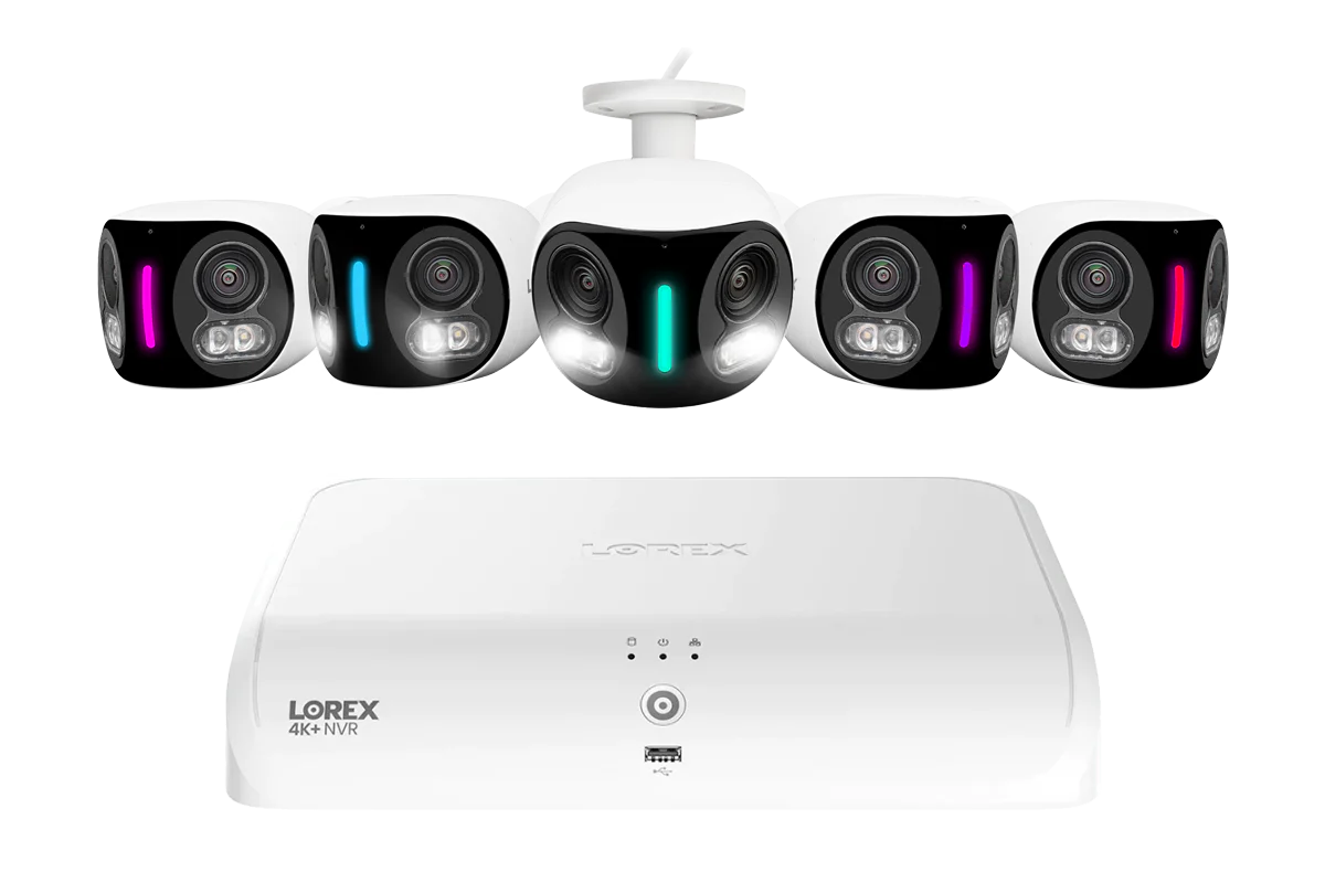 Lorex Fusion Series 4K+ 16 Channel (8 Wired + 8 Fusion Wi-Fi) 2TB Wired System with H20 Wired 4K IP Dual Lens Cameras - Image 9