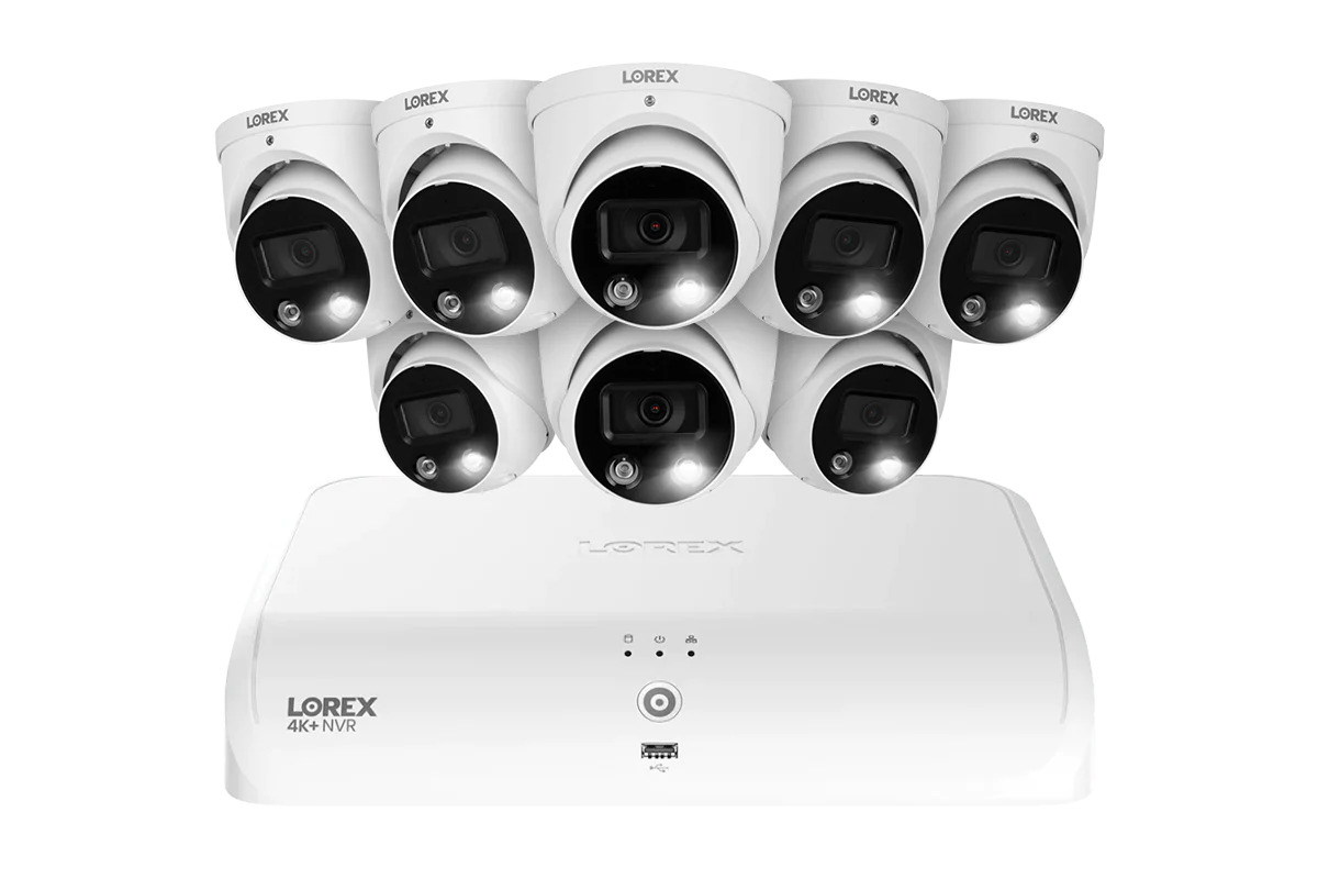Lorex Fusion Series 4K+ 16 Channel (8 Wired + 8 Fusion Wi-Fi) 2TB Wired System with H13 Wired 4K IP Dome Cameras - Image 8