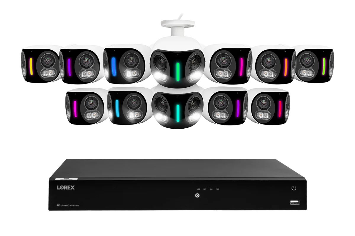 Lorex Fusion Series 4K 16 Camera Capable (Wired or Fusion Wi-Fi) 4TB Wired NVR System with H20 IP Dual Lens Cameras - Image 10