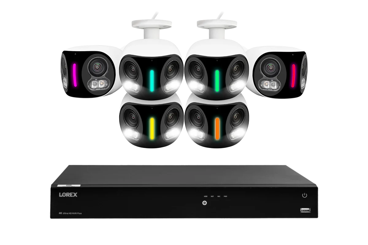 Lorex Fusion Series 4K 16 Camera Capable (Wired or Fusion Wi-Fi) 4TB Wired NVR System with H20 IP Dual Lens Cameras - Image 7