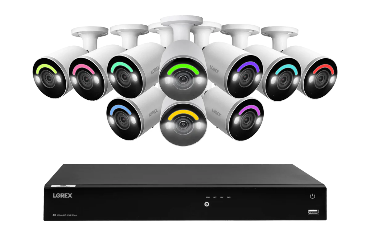 Lorex Fusion Series 4K 16 Camera Capable (Wired or Fusion Wi-Fi) 4TB Wired NVR System with H12 Wired 4K IP Bullet Cameras - Image 7