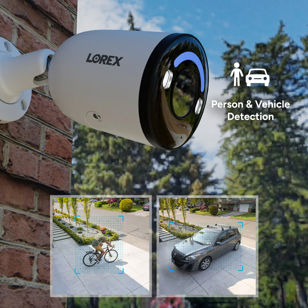 Lorex Classic 4K+ PoE AI Bullet Camera with Person & Vehicle Detection - Image 4