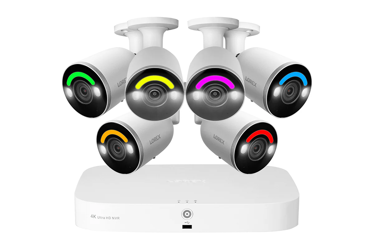 Lorex Fusion 4K 16 Camera Capable (8 Wired + 8 Fusion Wi-Fi) 2TB Wired NVR System with IP Bullet Cameras Featuring Smart Security Lighting - Image 10