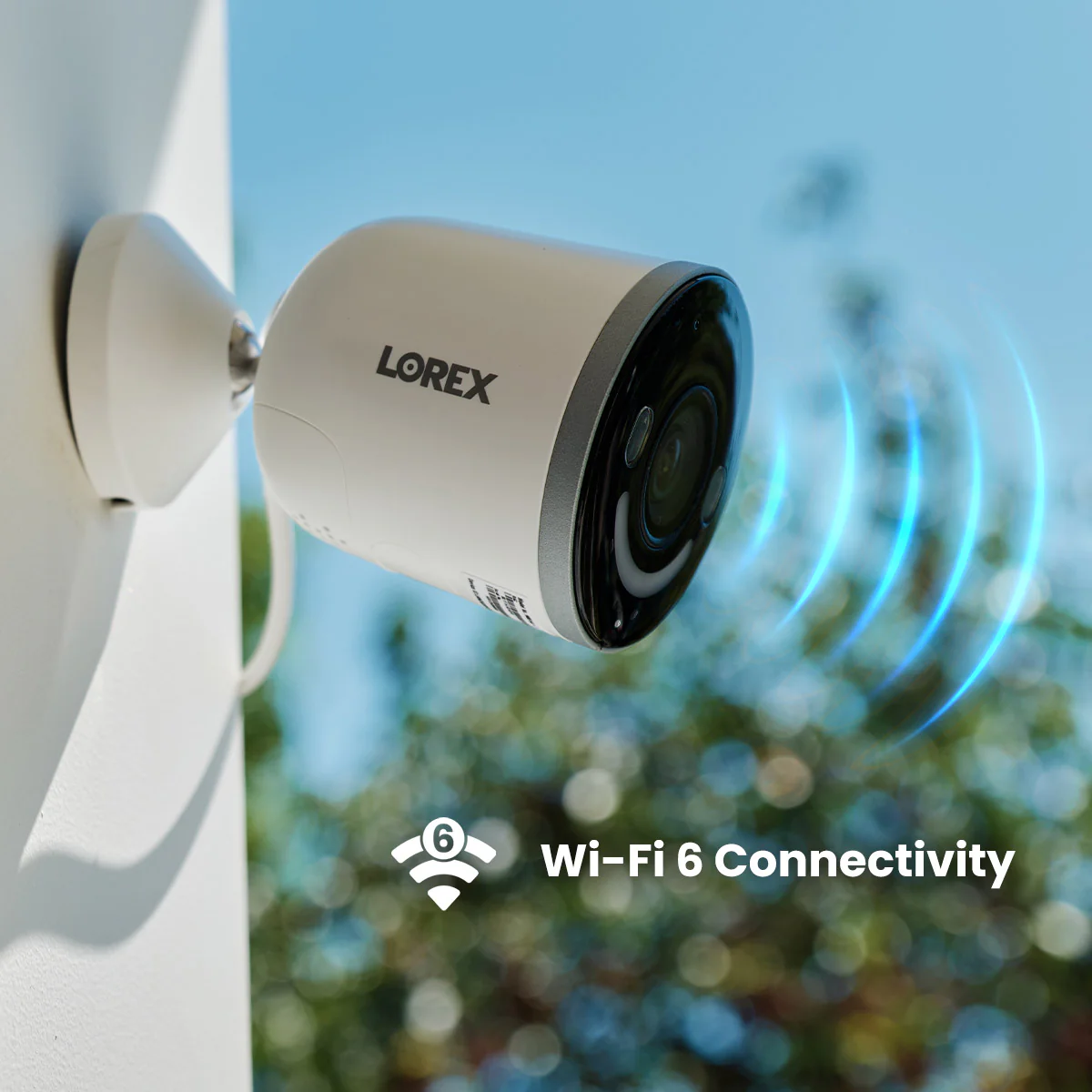 Lorex Wireless Fusion - 4K+ NVR with 2K Wired Doorbell, Outdoor Pan-Tilt Camera, Wi-Fi Floodlight Camera, Two 4K Wi-Fi 6 Outdoor Cameras and Two Indoor Pan-Tilt Cameras - Image 7