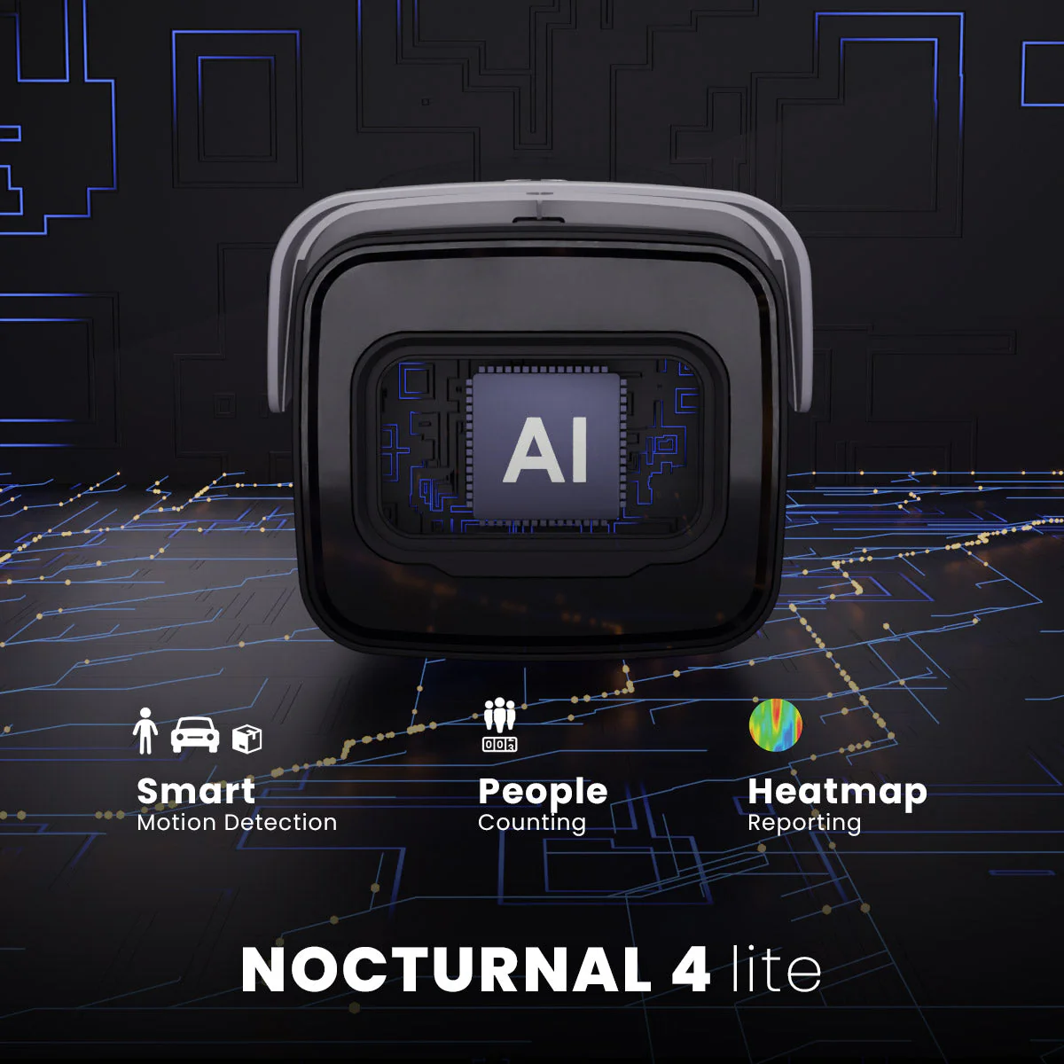Nocturnal Series N4 Lite 4K IP Wired Bullet Security Camera with Motorized Varifocal Lens, Real-Time 30FPS Recording and IK10 Vandal Proof - Image 3