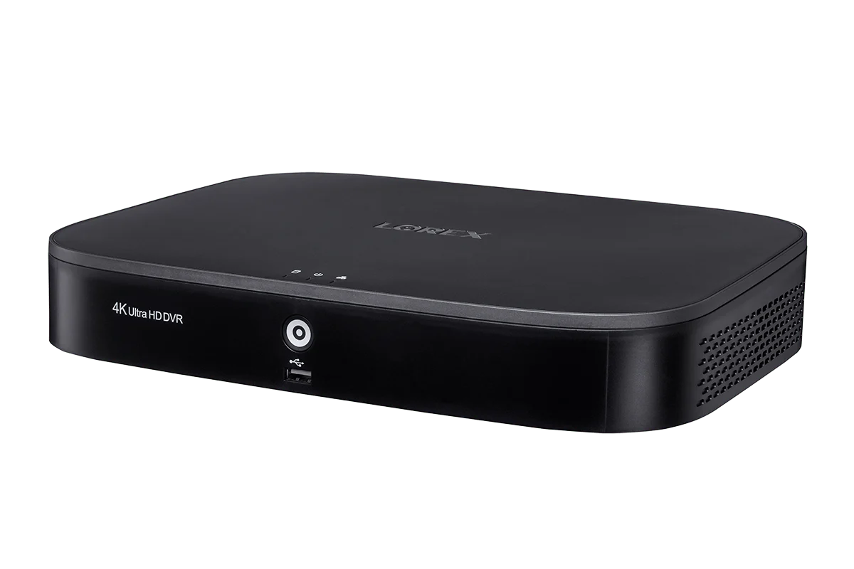 Smart 4K 8-channel 2TB DVR with 5MP Deterrence Bullet Cameras