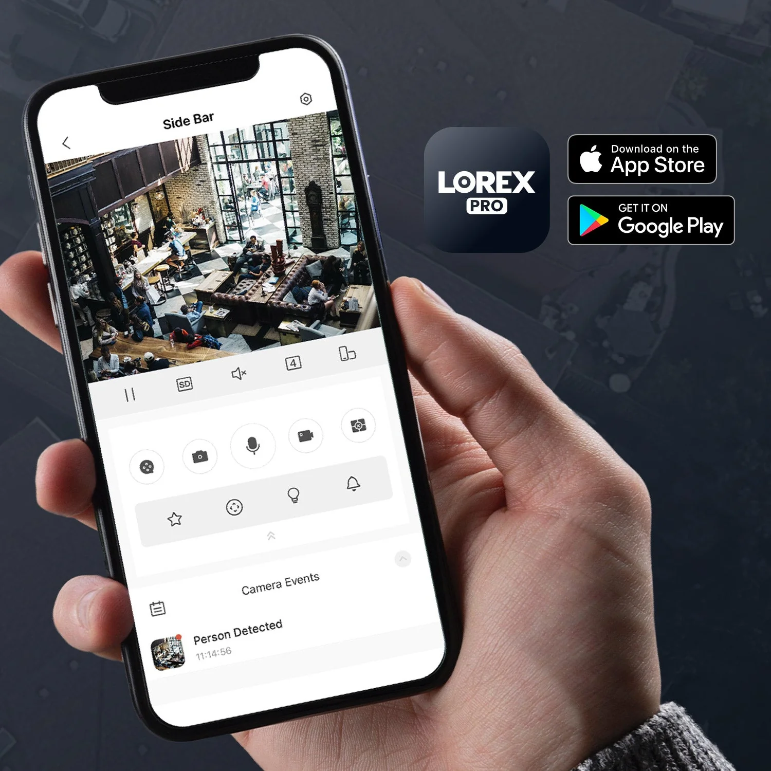 Lorex 4K 4TB Wired NVR System with Five Nocturnal 3 Bullet Cameras, Four Nocturnal 3 Turret Cameras and Two 4K Pan-Tilt-Zoom Cameras - Image 2