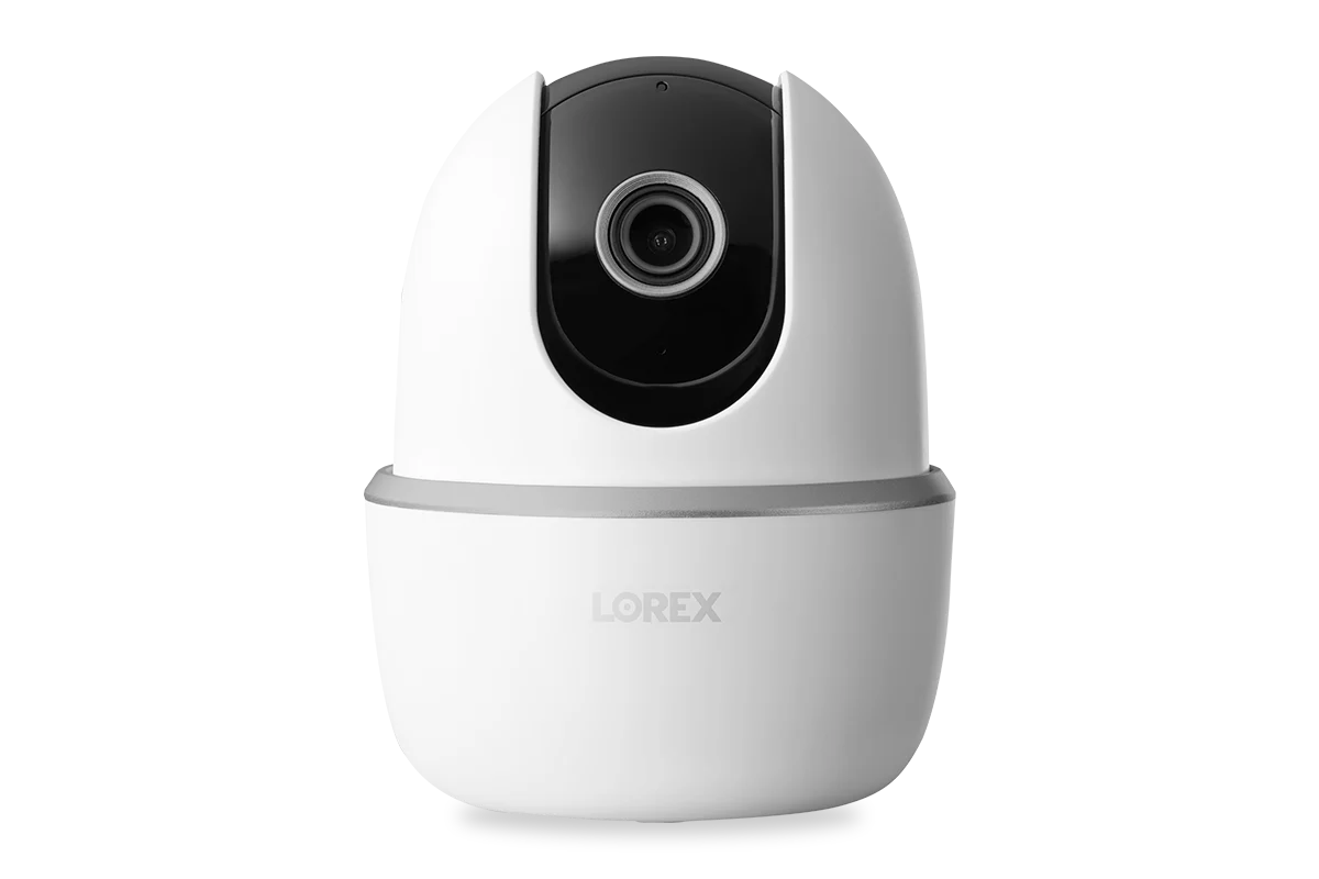 Caméra de sécurité Wi-Fi 2K panoramique et inclinable pour intérieur Lorex