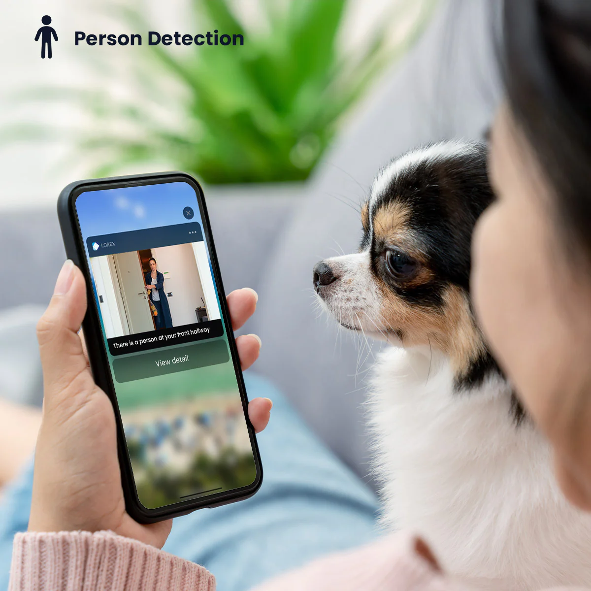 Lorex 2K Indoor Pan-Tilt Wi-Fi Pet Camera (32GB) - Image 3